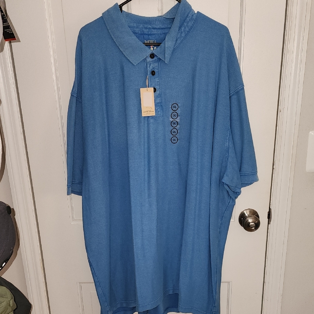 Stylish Blue Polo Shirt for Men Redhead BRAND co 5xl